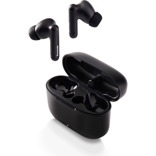 Panasonic Auricolari TWS RZ-B110WDE-K, con mic, IPX4, Nero
