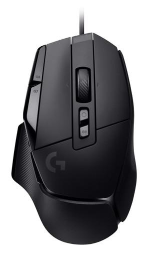 Logitech G G502 X Mouse Gaming Cablato - Switch Principali Ottico-Meccanici Ibridi LIGHTFORCE, Sensore per Gaming HERO 25K, Compatibile con PC - macOS/Windows - Nero