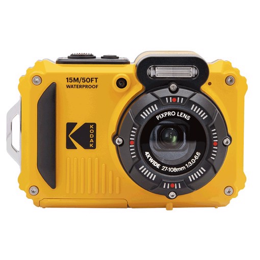 Kodak PIXPRO WPZ2 1/2.3" Fotocamera compatta 16,76 MP BSI CMOS 4608 x 3456 Pixel Rosso Giallo