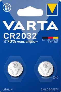 Batterie varta cr2032 litio