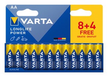 Varta longlife power aa pack12