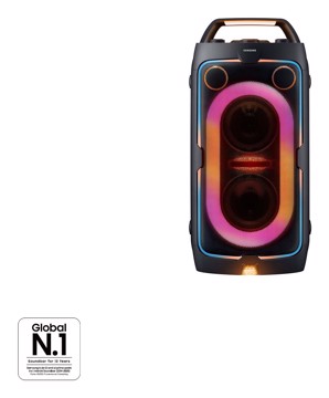 Party spekare sound tower 160w,ipx4,bt,auracast,batt in