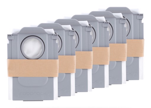 Roborock sacchetto per la polvere x6 pezzi per Saros Series, Qrevo Curv Series, Qrevo Edge Series, Qrevo Series e QR Series
