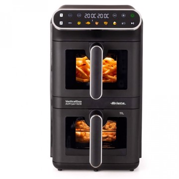 Friggitrice ad aria 11 lt dual 5.5lt + 5.5lt verticale