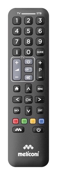 Meliconi Nero Control Duo Telecomando Ir Wireless Tv E Decoder