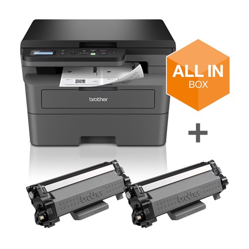 Brother DCP-L2627DWXL stampante multifunzione Laser A4 BOX 6000 PAGINE INCLUSE
