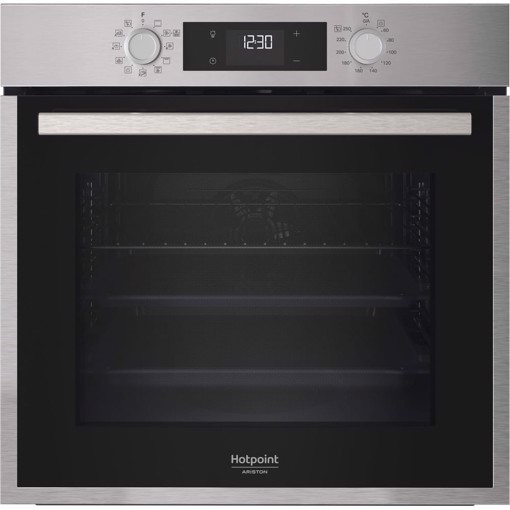 Hotpoint Ariston HAO 458H X Forno Multifunzione inox con display e manopole esterne, Idrolisi