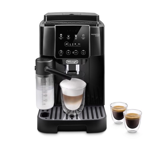 De’Longhi Magnifica Start - Macchina Automatica per Caffè in Chicchi, 4 bevande one touch, Nero (ECAM220.60.B)