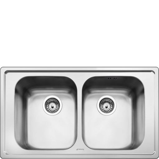 Smeg SP862 lavello Lavello montato su piano Rettangolare Stainless steel Made in Italy