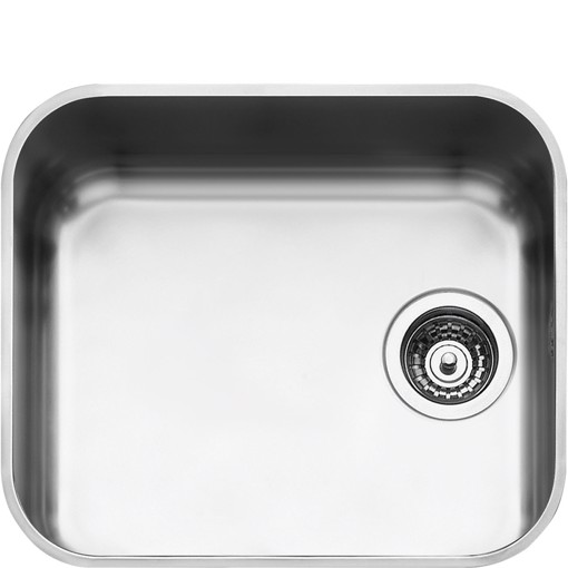 Smeg UM45 lavello Lavello sottopiano Rettangolare Acciaio inox Made in Italy