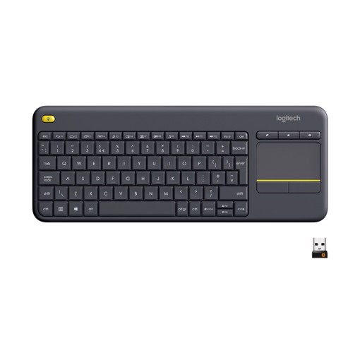 Logitech K400 Plus Tastiera Wireless Touch per tv