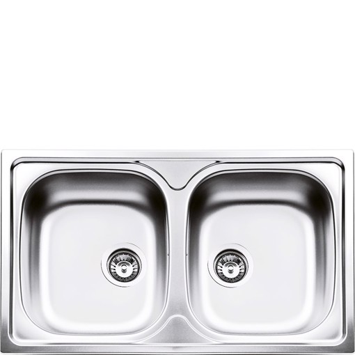 Smeg LYP862 lavello Lavello ad incasso Rettangolare Acciaio inossidabile Made in Italy