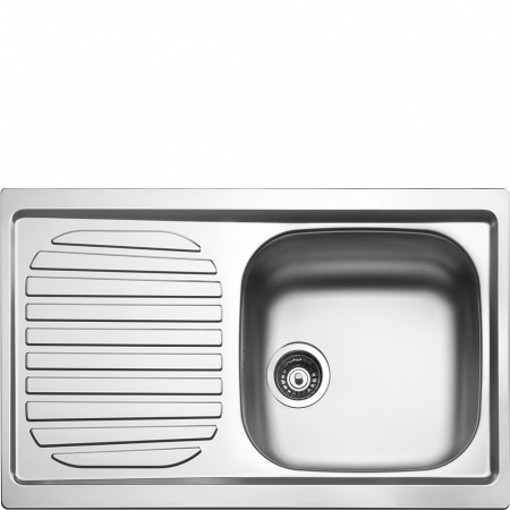 Smeg LYP791S lavello Lavello montato su piano Rettangolare Acciaio inossidabile Made in Italy
