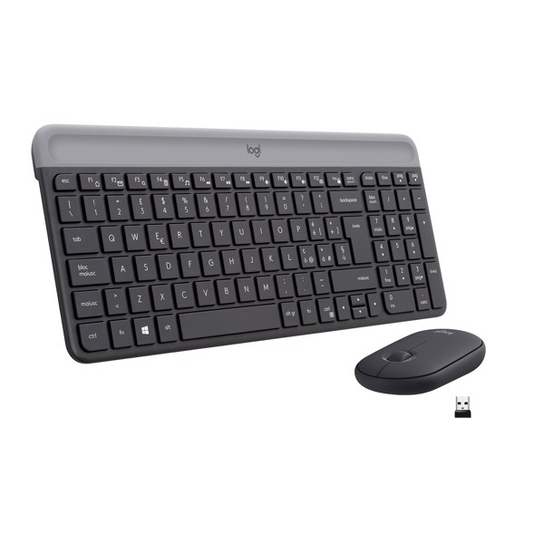 Logitech Mk470 Kit Mouse E Tastiera Wireless