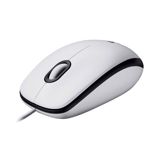 Logitech M100 mouse a filo (bianco)