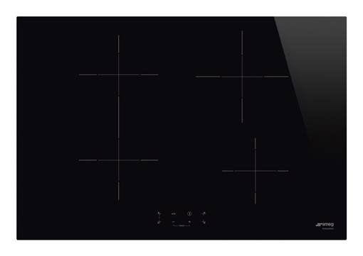 Smeg Universal SI1B2742D piano cottura Nero Da incasso 75 cm Piano cottura a induzione 4 Fornello(i) Made in Italy