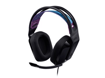 Cuffia gaming g335 blk surround 7.1,memory,ultra leg