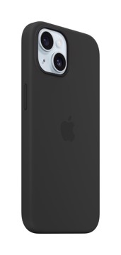 Cover sicicone case iphone 15 magsafe blakc