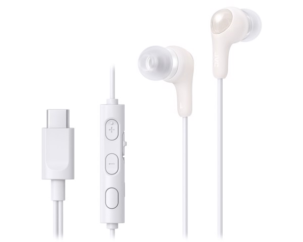 Jvc Bianco Ha-Fr9uc Auricolare Cablato In-Ear Musica E Chiamate Usb Tipo-C