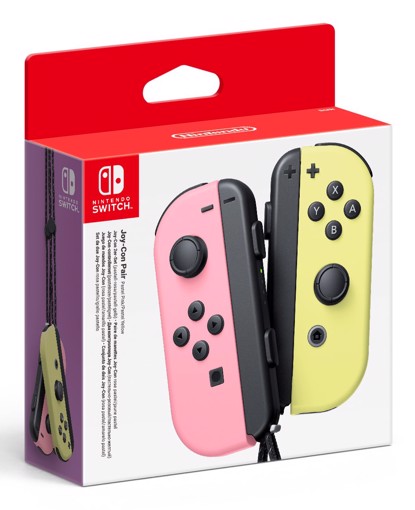 Nintendo Switch - Set da due Joy-Con Rosa Pastello/Giallo pastello
