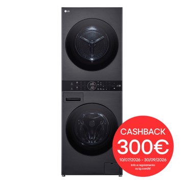 Washtower lavatrice+asciuga xh1655 l60 p66 vapore wifi