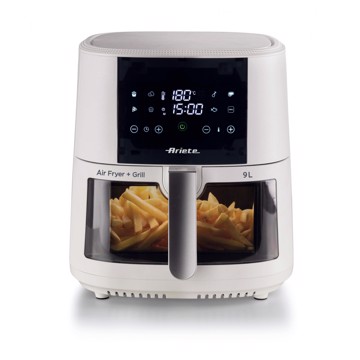 Friggitrice ad aria xxl bianca 1500w 9 lt timer digitale bia