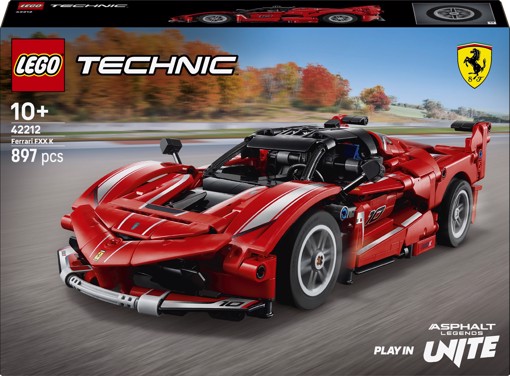 LEGO Technic 42212 Ferrari FXX K, Macchina Giocattolo da Esposizione con Motore V12 con Pistoni Mobili, Idea Regalo 10+ Anni