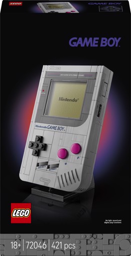 LEGO Super Mario 72046 Game Boy, Kit di Modellismo per Adulti Nintendo con 2 Cartucce e Stand, Regalo per Fan dei Videogiochi