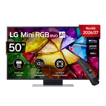 Televisore mrgb 50" uhd hdr10 t2/s2,4hdmi,2usb,os26,pc,a8g3