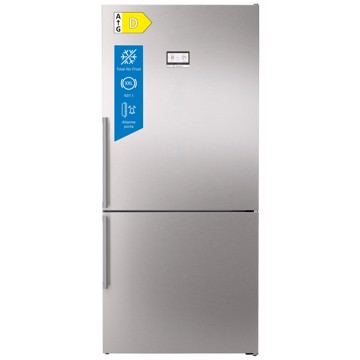 Frigorifero combi maxi inox h186 l86 p81 vitafresh plus