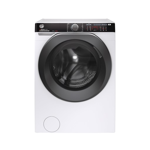 Hoover H-WASH 500 , Lavatrice Carica Frontale 9 KG, 15% più efficente della classe A, 1400 giri, Bianco, Inverter, Vapore, Wi-Fi, HWP 49AMBC7/1-S
