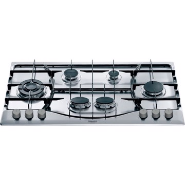 Piano Cottura 90 Cm Inox  6 Fuochi