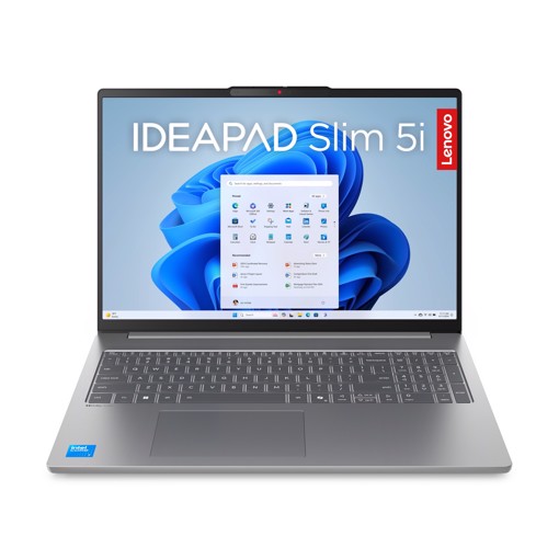 Lenovo IdeaPad | Notebook Slim 5 | Display 16.0'' WUXGA (1920x1200) | Processore INTEL CORE U5 135H | Memoria RAM 16GB | Memoria SSD 512GB | Scheda grafica Integrata | Sistema Operativo Windows 11 Home | LUNA_GREY | Caricatore NON incluso