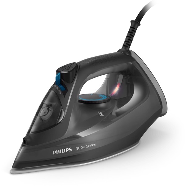 Philips Nero Serie 3000 Dst3041/80, Ferro Da Stiro A Vapore, 2600W