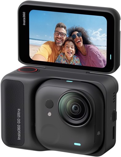 Insta360 GO Ultra Standard Black fotocamera per sport d'azione 4K Ultra HD 25,4 / 1,28 mm (1 / 1.28") Wi-Fi 109 g
