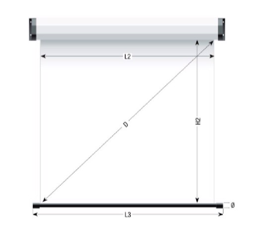 Sopar 5241 schermo per proiettore 2,62 m (103") 4:3