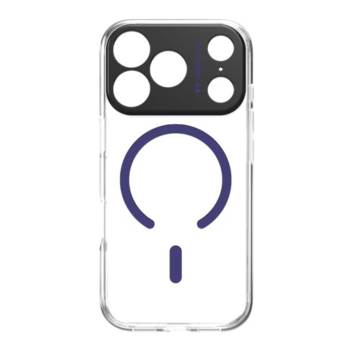 SBS CMCOVCAMTMSIP1763PB custodia per cellulare Cover Blu, Trasparente