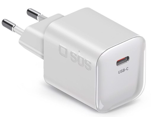 SBS TETRGAN1C30WW Caricabatterie per dispositivi mobili Universale Bianco AC Interno