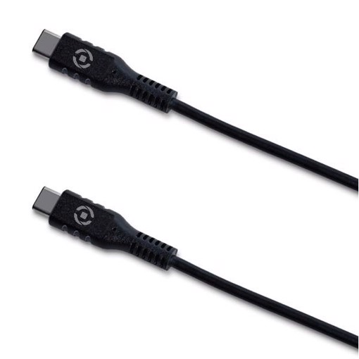 Celly USBCUSBCBK cavo USB USB 2.0 1 m USB C 60 W Nero