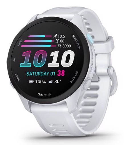 Garmin Forerunner 70 3,05 cm (1.2") AMOLED 43 mm Digitale 390 x 390 Pixel Touch screen Bianco GPS (satellitare)