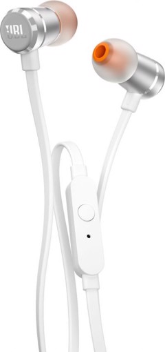 JBL Tune 290 Auricolare Cablato In-ear Musica e Chiamate Argento
