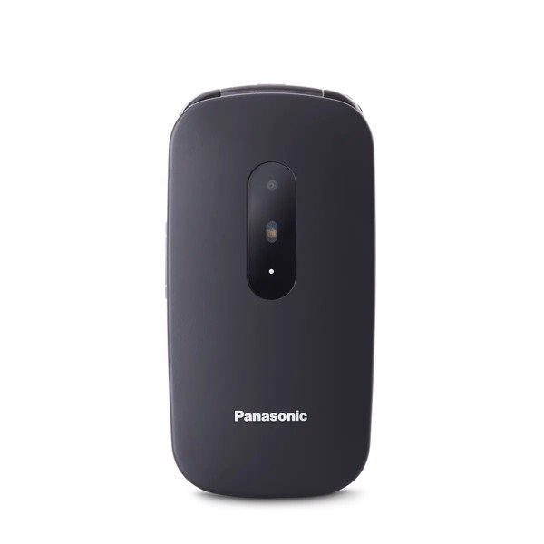 Panasonic Grigio Kx-Tu446exg - Telefono Per Anziani A Conchiglia, Facile Da Usare, Display Leggibile,