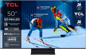 Televisore mled 50" uhd hdr10 t2/s2,4hdmi,2usb,a8,gtv,ga,pl