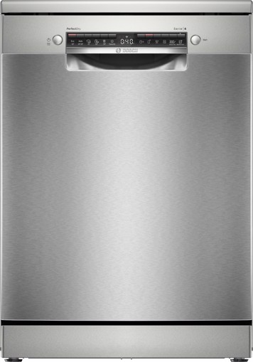 Bosch Serie 6 SMS6ZCI10E Lavastoviglie da libera installazione 14 coperti Acciaio spazzolato anti-impronta Classe B