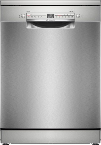 Bosch Serie 2 SMS2HTI02E Lavastoviglie da libera installazione 13 coperti Acciaio spazzolato anti-impronta Classe D