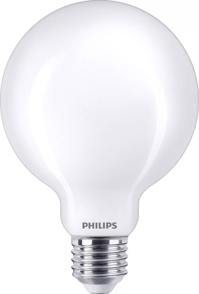 Philips By Signify Bianco Philips Lampadina Smerigliata A Filamento 60 W G93 E27