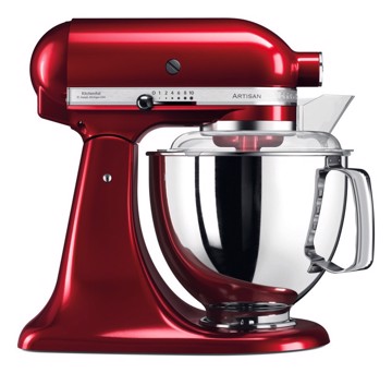 Impastatore Planetario Rosso Mela 300W 4.8Lt 2Accessori