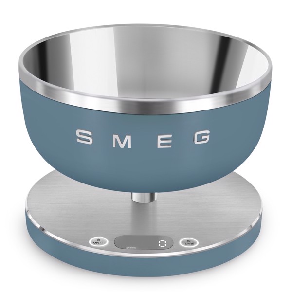 Smeg Blu Ksc01sbmww Bilancia Da Cucina Superficie Piana Rotondo Bilancia Da Cucina Elettronica