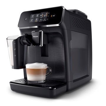 Macchina caffe' superautomatica nero opaco gestione latte