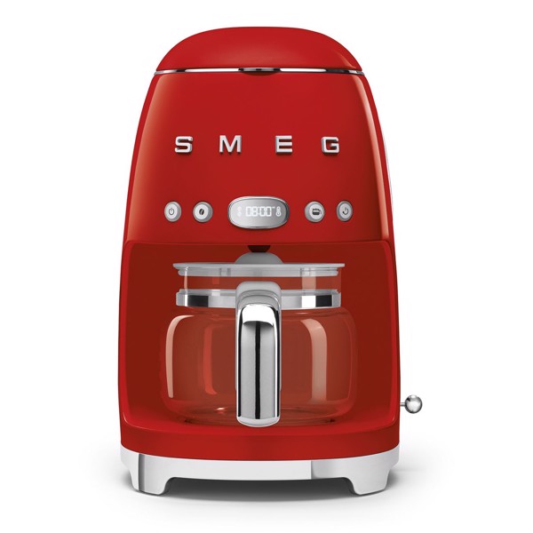Smeg Rosso Macchina Da Caffè Filtro 50'S Style – Lucido – Dcf02rdeu